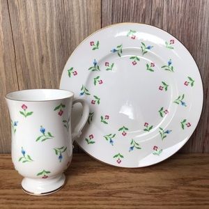 Royal Victoria Plate & Mug Set